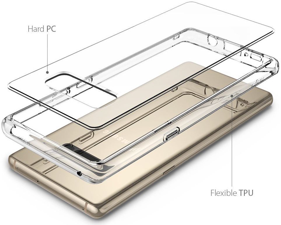 Ringke Fusion Hoesje Samsung Galaxy Note 8 Transparant afbeelding 4