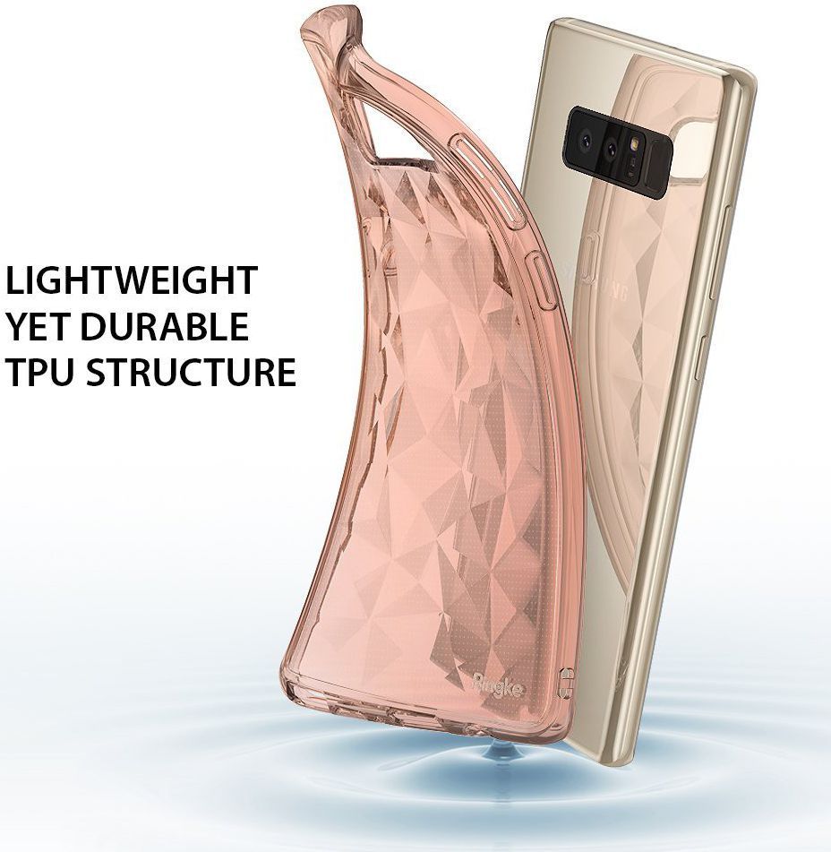 Ringke Air Prism Samsung Galaxy Note 8 Hoesje Rose Gold afbeelding 2