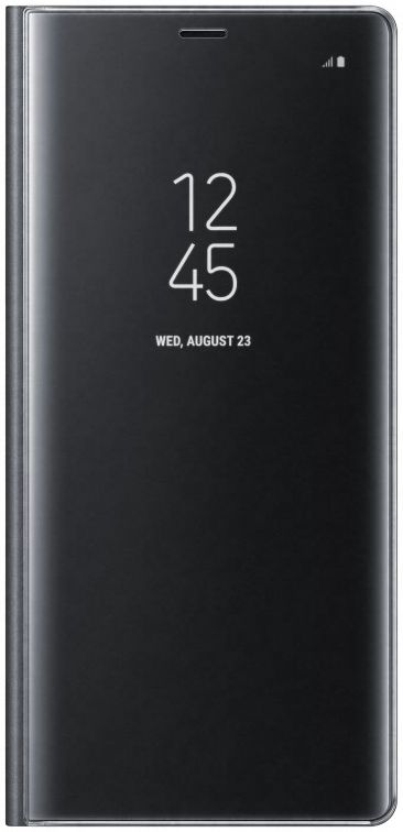 Samsung Galaxy Note 8 Clear View Stand Cover Case Zwart afbeelding 1