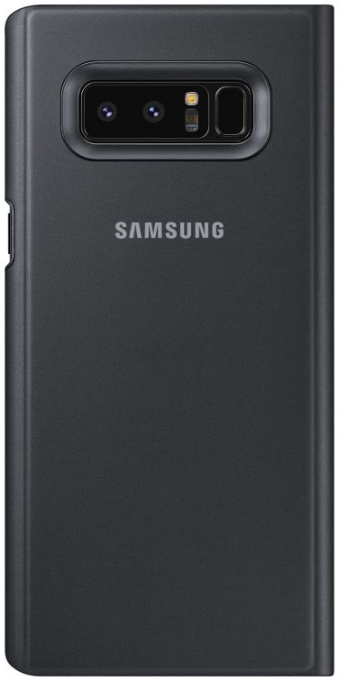 Samsung Galaxy Note 8 Clear View Stand Cover Case Zwart afbeelding 3