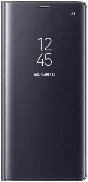 Samsung Galaxy Note 8 Clear View Stand Cover Case Grijs afbeelding 1