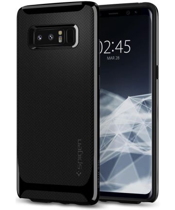 Spigen Neo Hybrid Samsung Galaxy Note 8 Shiny Black Hoesjes