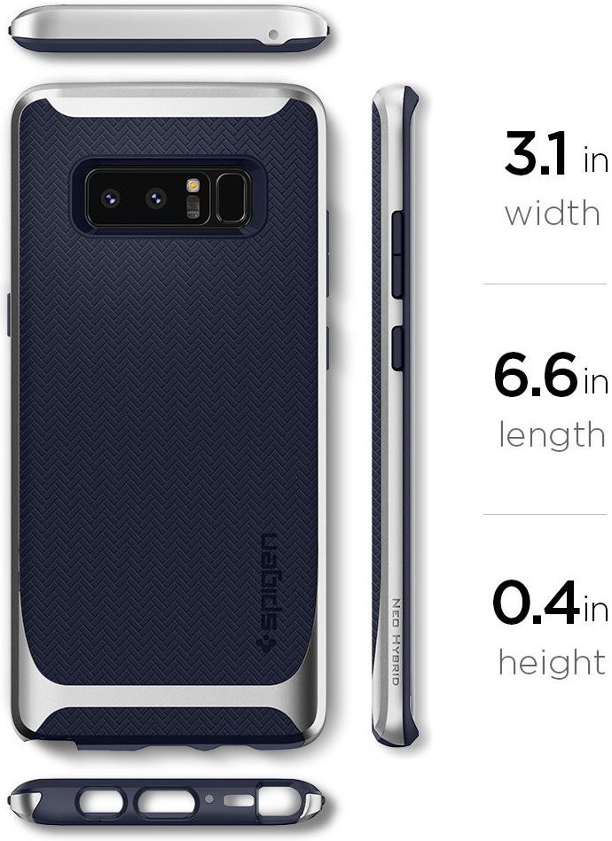 Spigen Neo Hybrid Samsung Galaxy Note 8 Zilver afbeelding 7