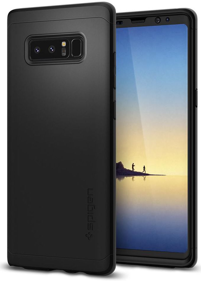 Spigen Thin Fit 360 Hoesje Samsung Galaxy Note 8 Zwart afbeelding 2