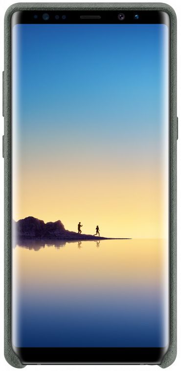 Samsung Galaxy Note 8 Alcantara Cover Khaki afbeelding 2