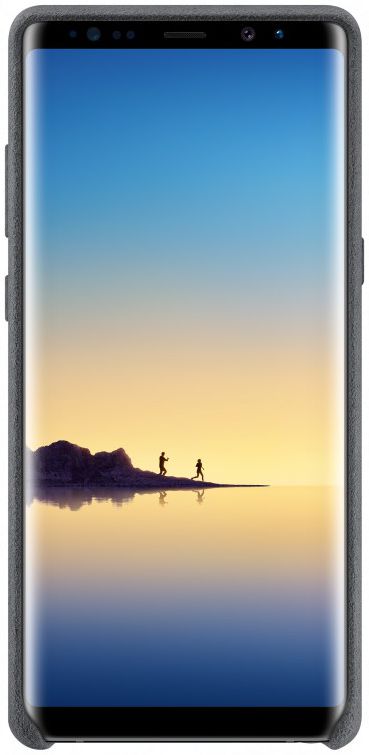 Samsung Galaxy Note 8 Alcantara Cover Grijs afbeelding 2