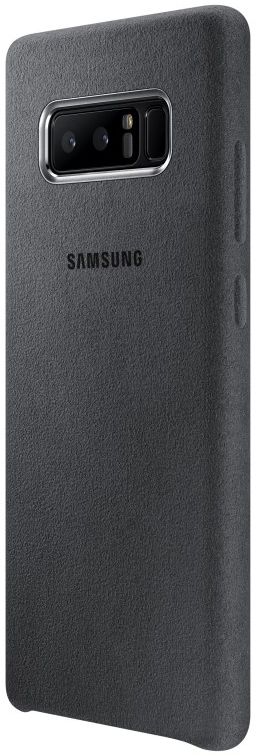 Samsung Galaxy Note 8 Alcantara Cover Grijs afbeelding 3