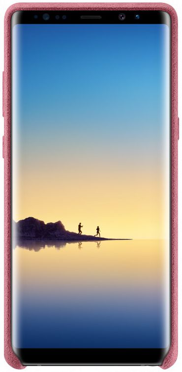 Samsung Galaxy Note 8 Alcantara Cover Roze afbeelding 2