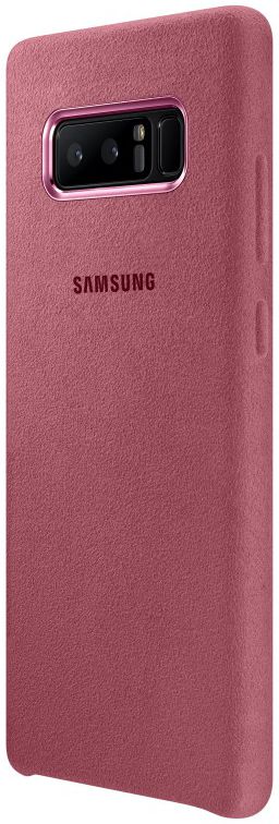 Samsung Galaxy Note 8 Alcantara Cover Roze afbeelding 3