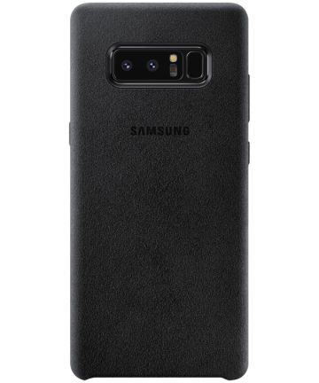Samsung Galaxy Note 8 Alcantara Cover Zwart Hoesjes
