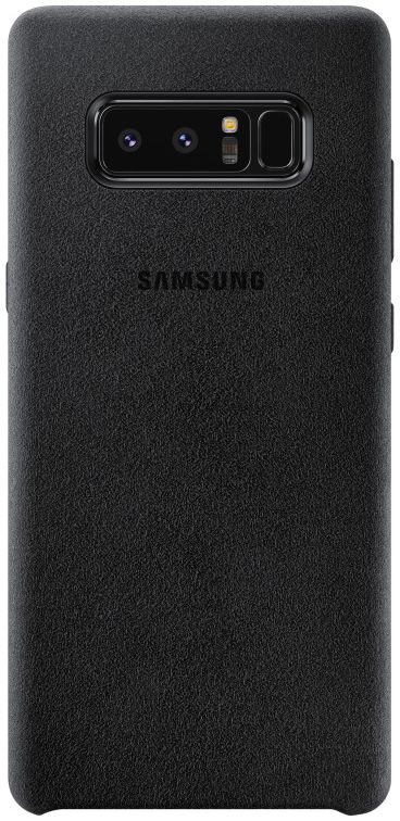 Samsung Galaxy Note 8 Alcantara Cover Zwart afbeelding 1
