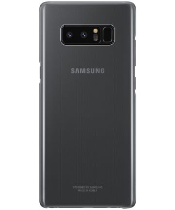Samsung Galaxy Note 8 Clear Cover Zwart Hoesjes