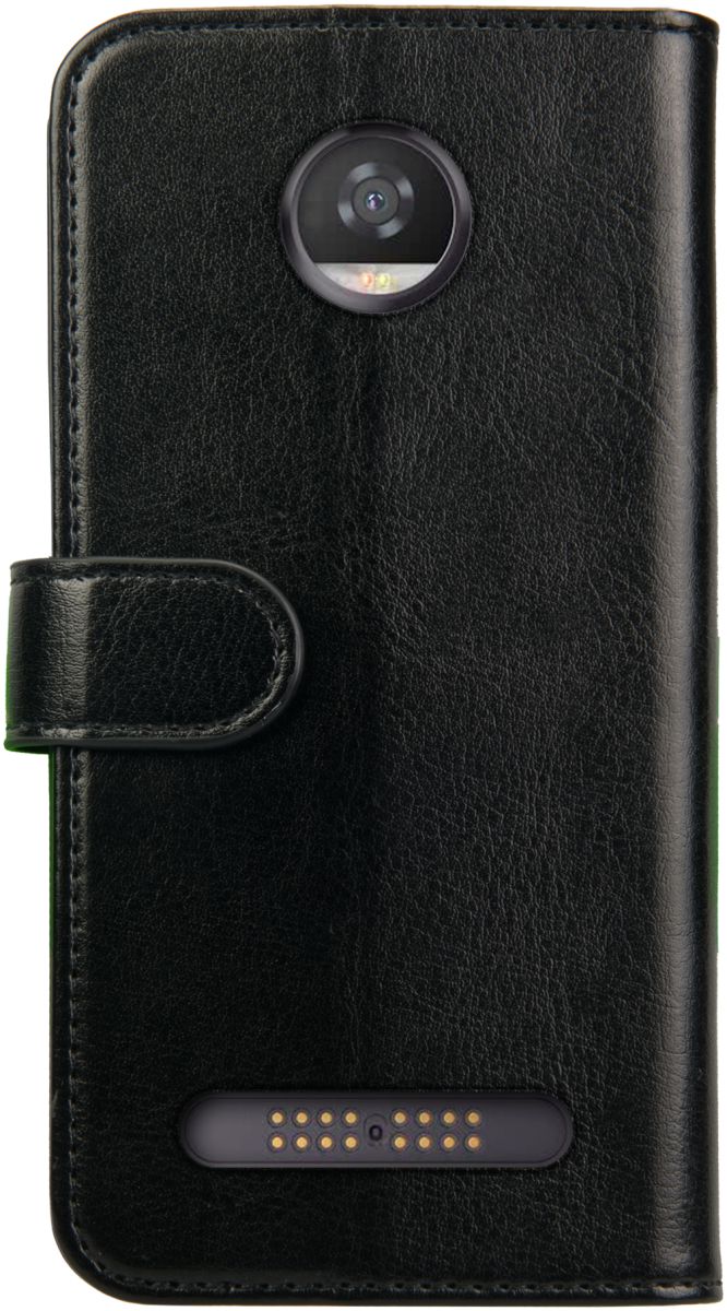 Rosso Element Motorola Moto Z2 Play Hoesje Book Cover Zwart afbeelding 4