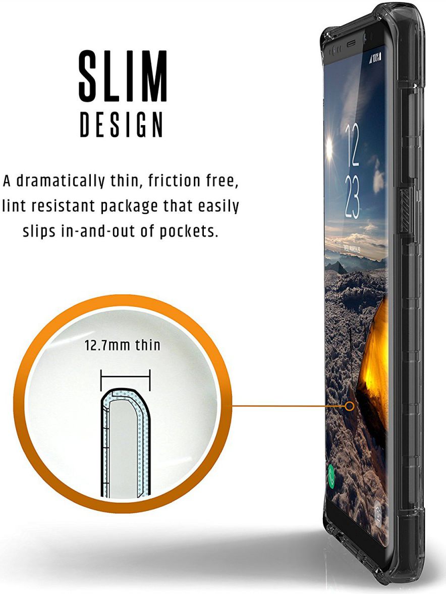 UAG Plyo Hoesje Samsung Galaxy Note 8 Ash afbeelding 6