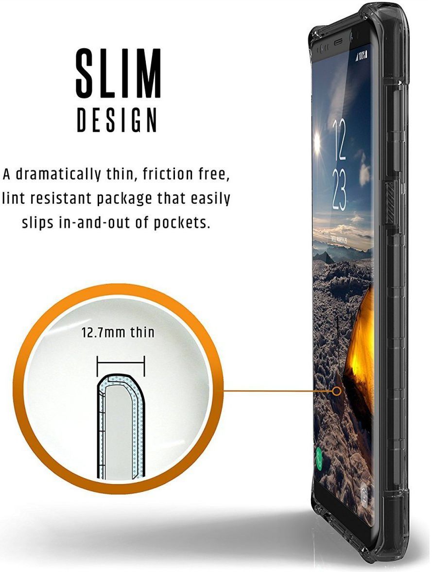 UAG Plyo Hoesje Samsung Galaxy Note 8 Ice afbeelding 7