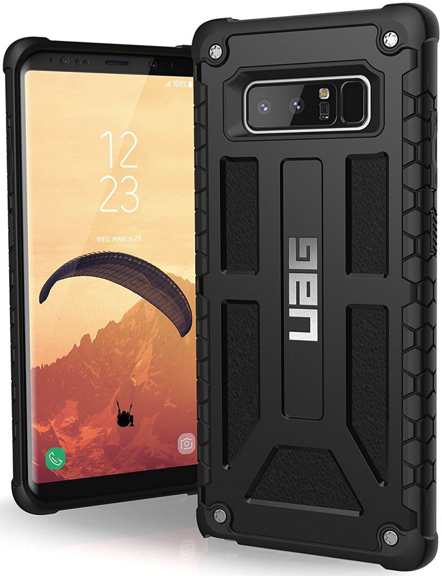 UAG Monarch Hoesje Samsung Galaxy Note 8 Black afbeelding 1