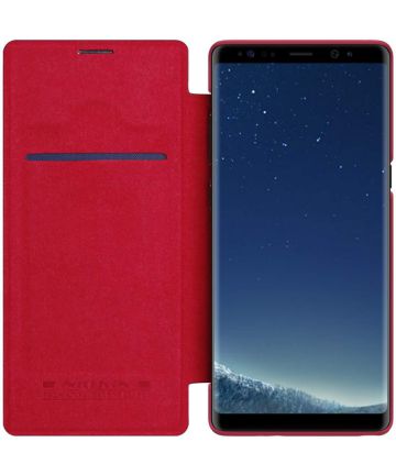 Nillkin Qin Book Case Samsung Galaxy Note 8 Rood Hoesjes