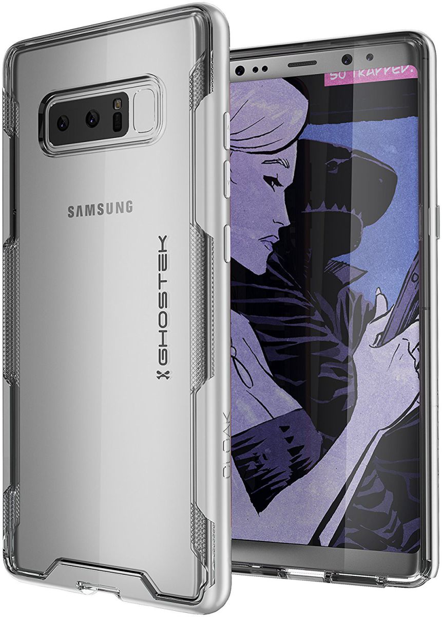 Ghostek Cloak 3 Hybride Hoesje Samsung Galaxy Note 8 Zilver afbeelding 1