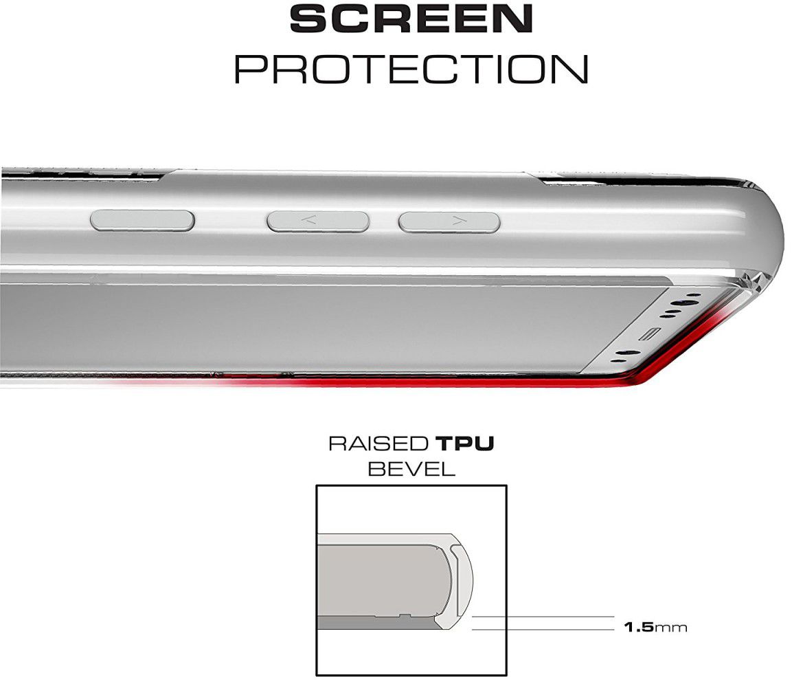 Ghostek Cloak 3 Hybride Hoesje Samsung Galaxy Note 8 Zilver afbeelding 4