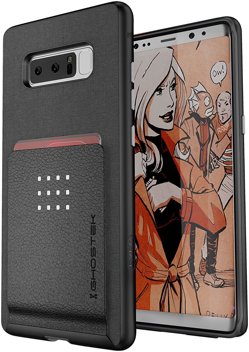 Ghostek Exec 2 Portemonnee Hoesje Samsung Galaxy Note 8 Zwart afbeelding 1