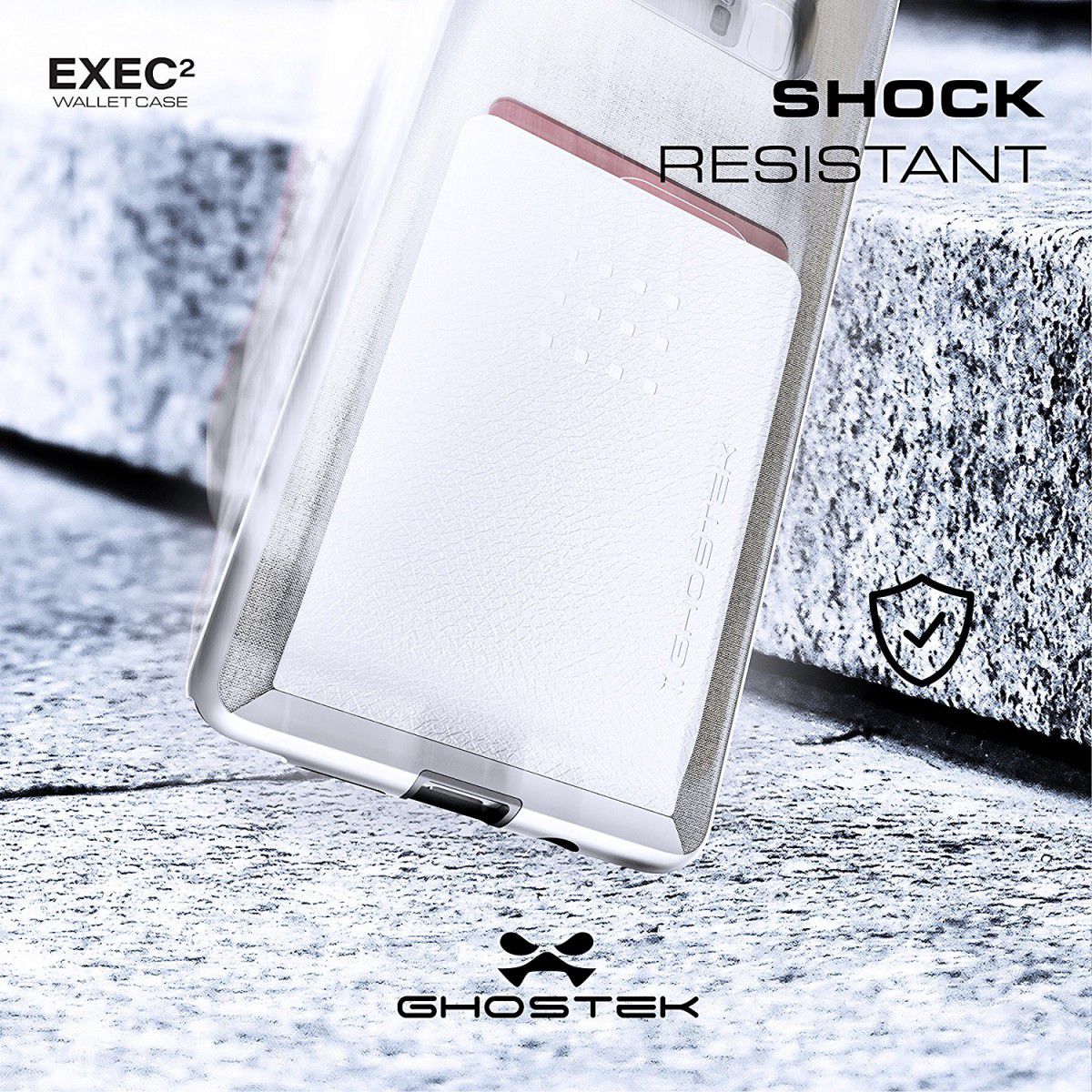 Ghostek Exec 2 Portemonnee Hoesje Samsung Galaxy Note 8 Zwart afbeelding 7