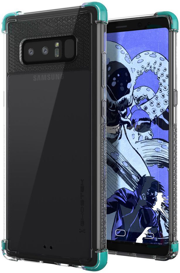 Ghostek Covert 2 Transparant Hoesje Samsung Galaxy Note 8 Blauw afbeelding 1