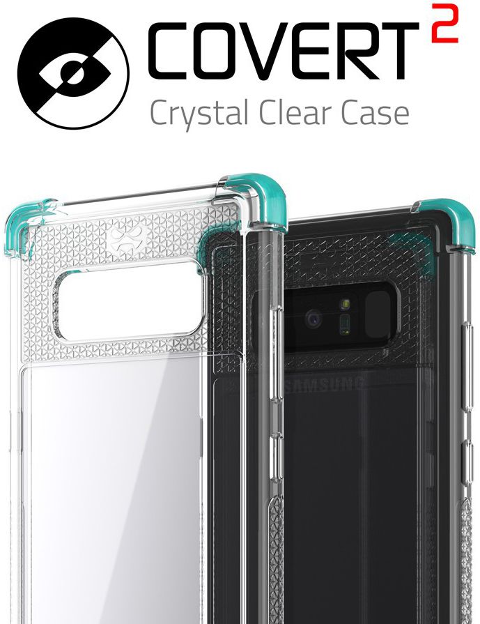 Ghostek Covert 2 Transparant Hoesje Samsung Galaxy Note 8 Blauw afbeelding 6