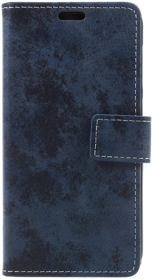 Vintage Huawei Y6 Pro (2017) Portemonnee Hoesje Blauw afbeelding 1