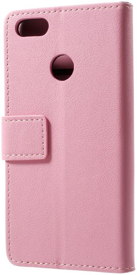 Huawei Y6 Pro (2017) Stijlvol Portemonnee Hoesje Roze afbeelding 3