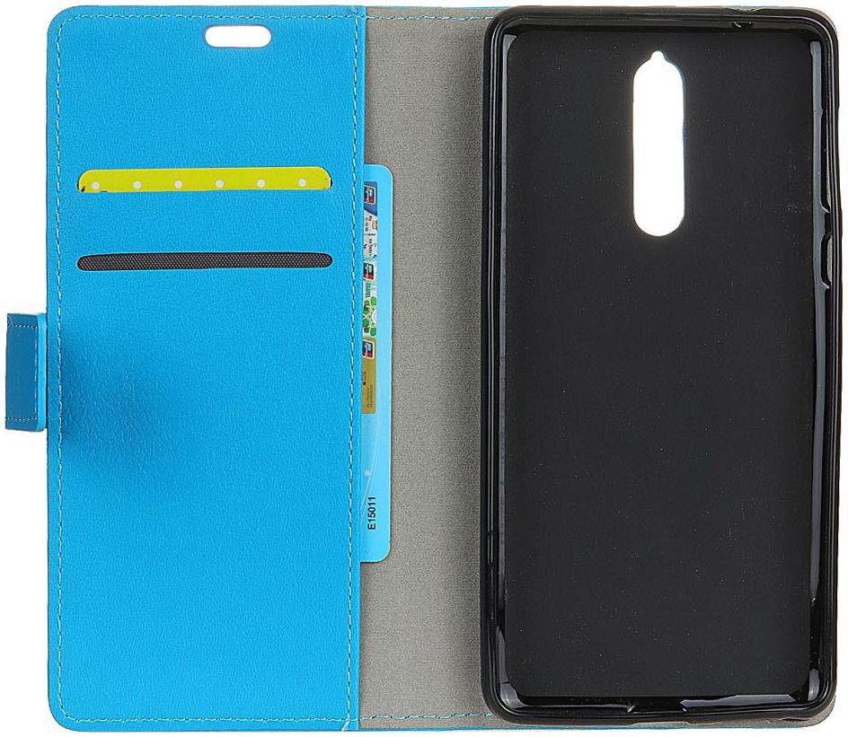 Nokia 8 Portemonnee Hoesje Blauw afbeelding 7