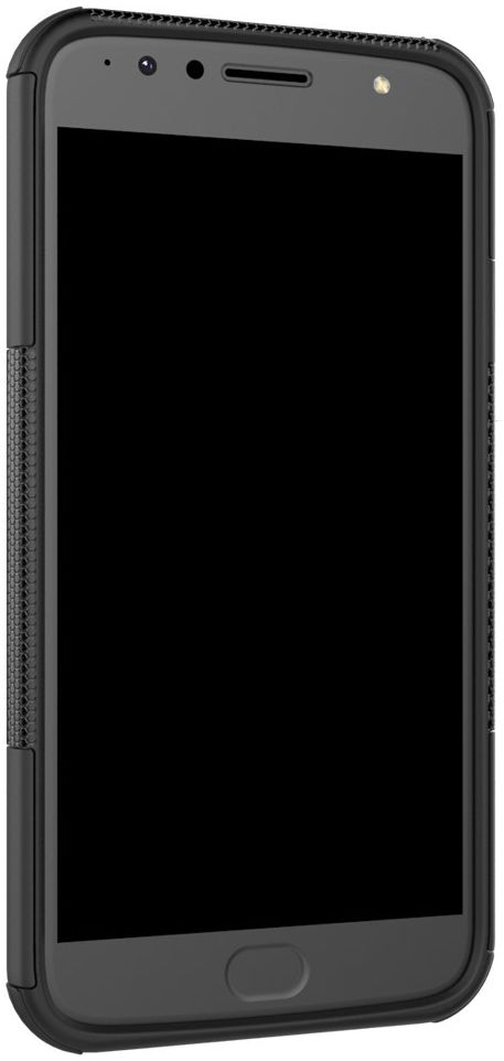 Motorola Moto G5S Plus Robuust Hybride Hoesje Zwart afbeelding 6