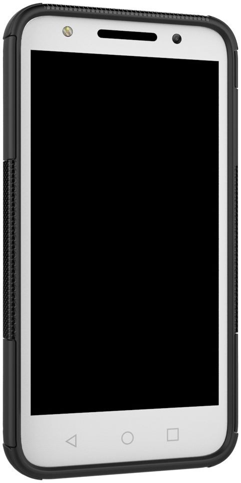 Alcatel U5 4G Hybride Kickstand Hoesje Zwart afbeelding 6