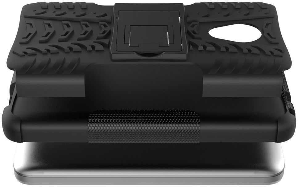 Alcatel U5 4G Hybride Kickstand Hoesje Zwart afbeelding 9