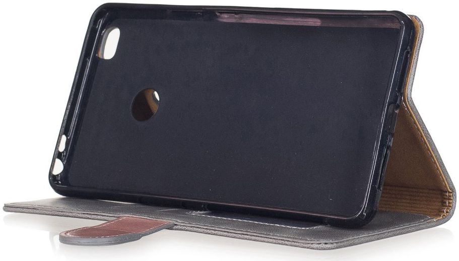 Xiaomi Mi Max 2 Stijlvol Portemonnee Hoesje Grijs afbeelding 5