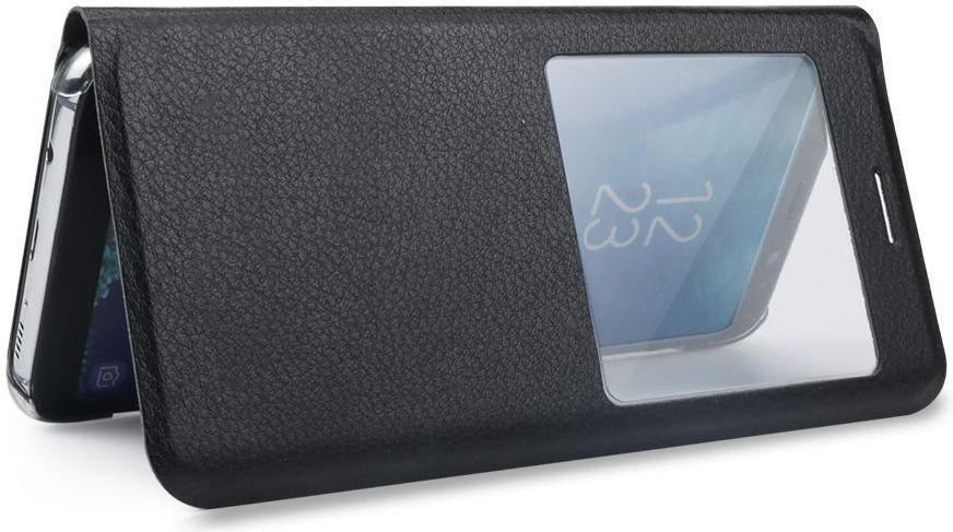 Samsung Galaxy S8 Window View Book Case Zwart afbeelding 2