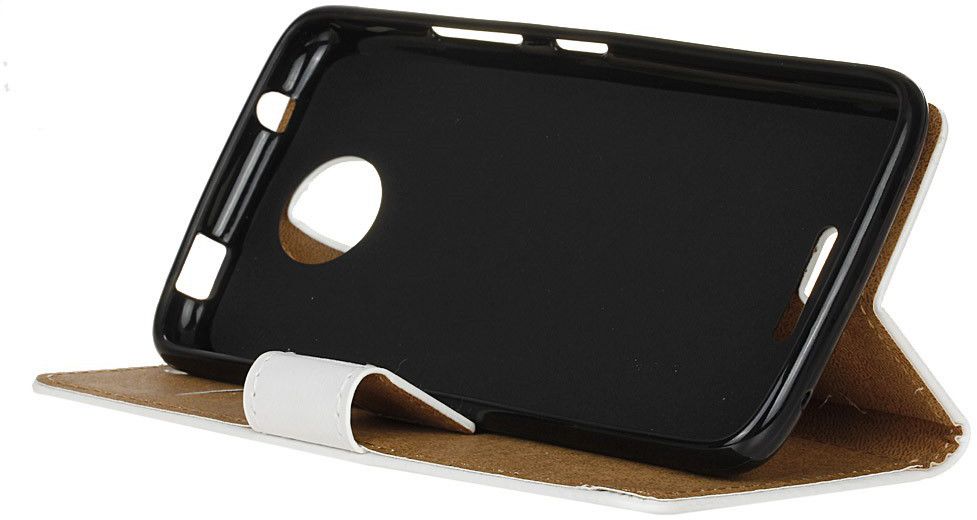 Motorola Moto C Plus Portemonnee Hoesje met Rode Boom Print afbeelding 6