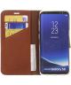 Valenta Booklet Premium Hoesje Leer Bookcase Samsung Galaxy S8 Bruin