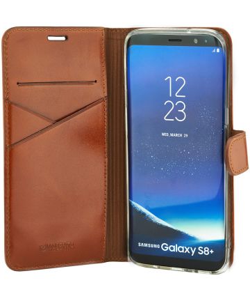 Valenta Booklet Premium Hoesje Leer Samsung Galaxy S8 Plus Bruin Hoesjes