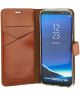 Valenta Booklet Premium Hoesje Leer Samsung Galaxy S8 Plus Bruin