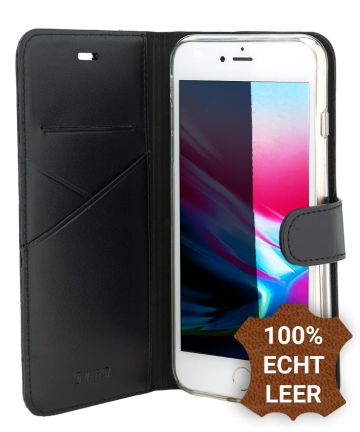 Valenta Booklet Premium Hoesje Leer Apple iPhone 8/7/6S/6 Zwart Hoesjes