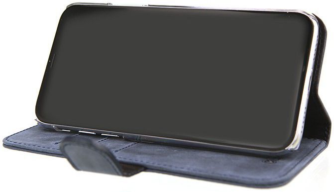 Valenta Luxe Apple iPhone X Hoesje Leer Bookcase Vintage Blauw afbeelding 5