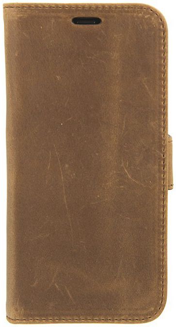 Valenta Luxe Apple iPhone X Hoesje Leer Bookcase Vintage Bruin afbeelding 4