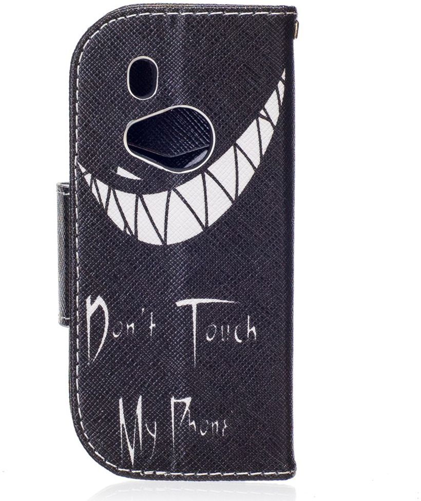 Nokia 3310 (2017) Portemonnee Hoesje met Print Don't Touch My Phone afbeelding 4