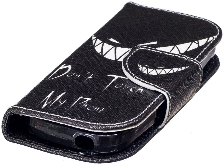 Nokia 3310 (2017) Portemonnee Hoesje met Print Don't Touch My Phone afbeelding 5