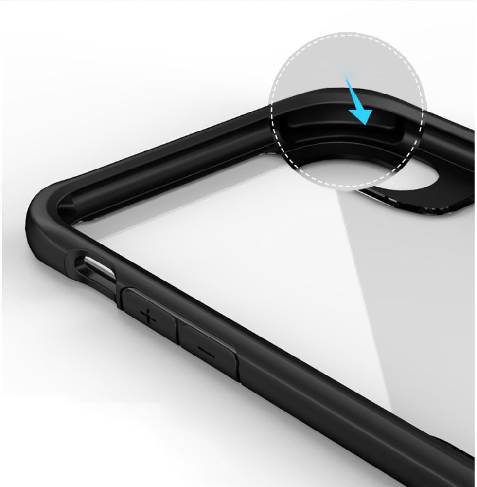 Ipaky Hybrid Back Case voor uw Apple iPhone X Zwart afbeelding 6