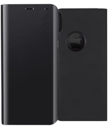 Apple iPhone X Spiegel Hoesje Zwart Hoesjes