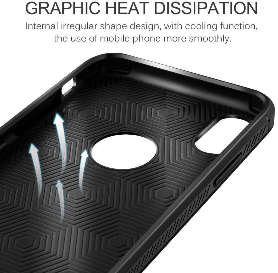 Apple iPhone X Hoesje met Kunstleer Coating Zwart afbeelding 7