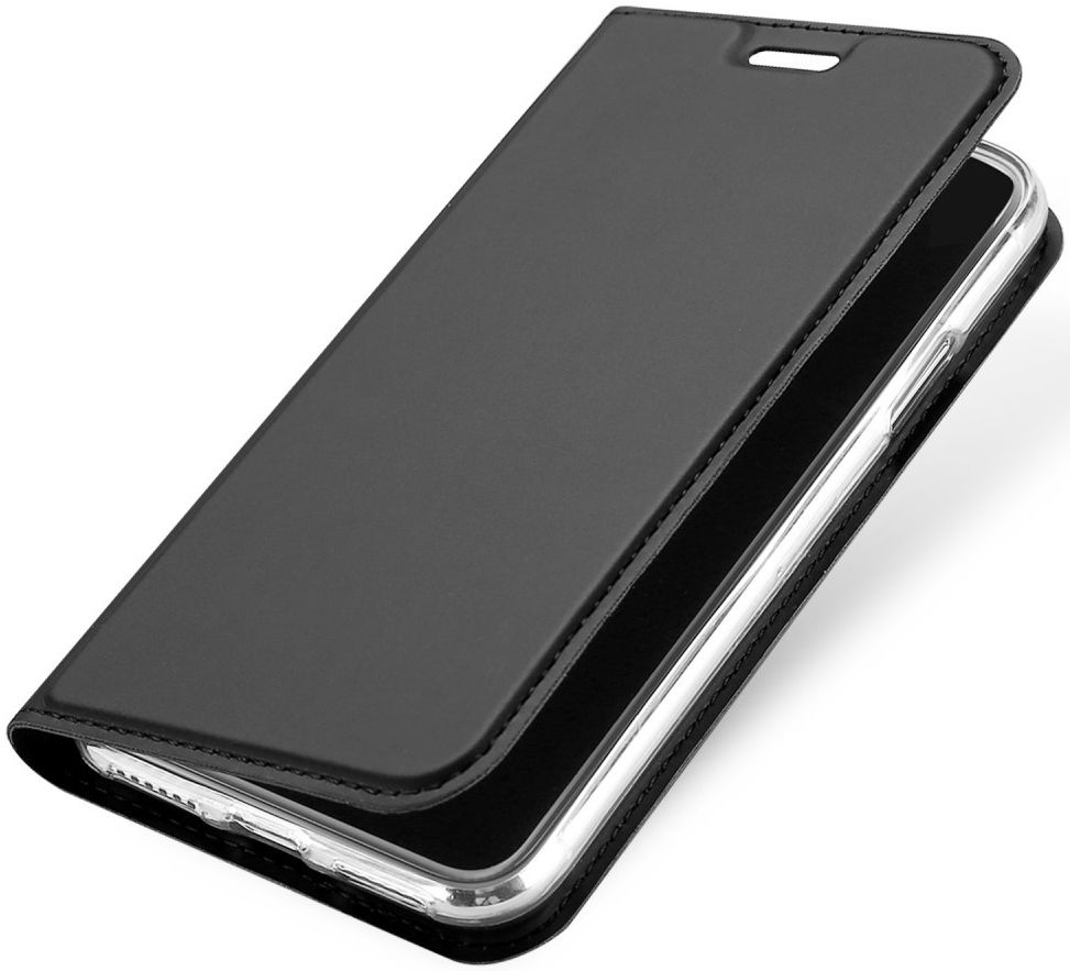 Dux Ducis Apple iPhone X Bookcase Hoesje Grijs afbeelding 1