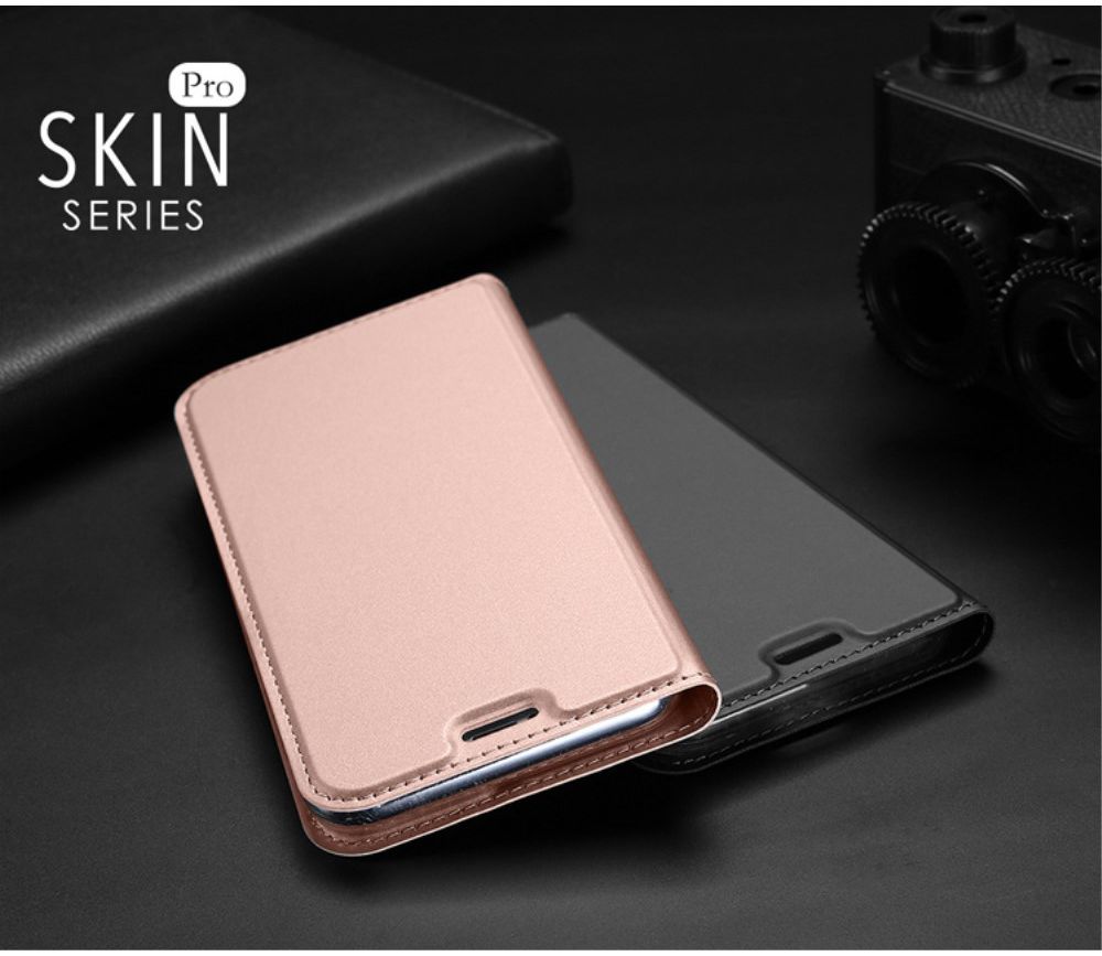 Dux Ducis Apple iPhone X Bookcase Hoesje Roze Goud afbeelding 9