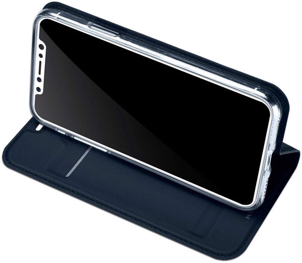 Dux Ducis Apple iPhone X Bookcase Hoesje Blauw afbeelding 4